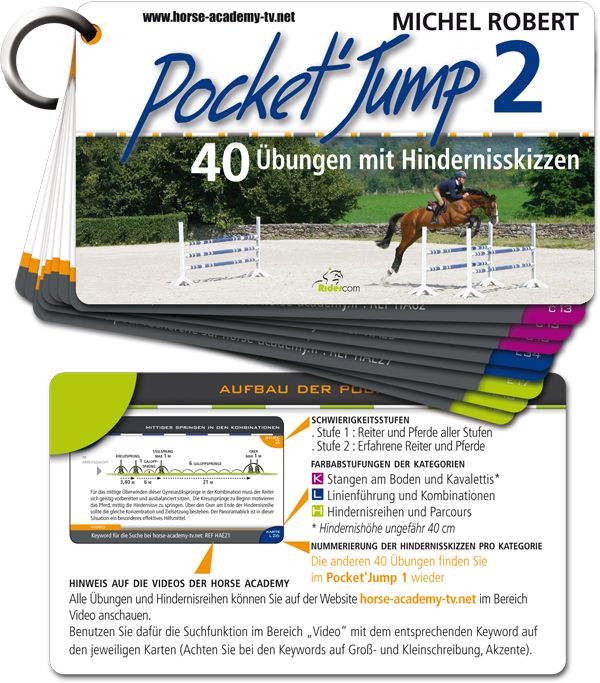 Pocket' Jump 2 - 40 Übungen mit Hindernisskizzen