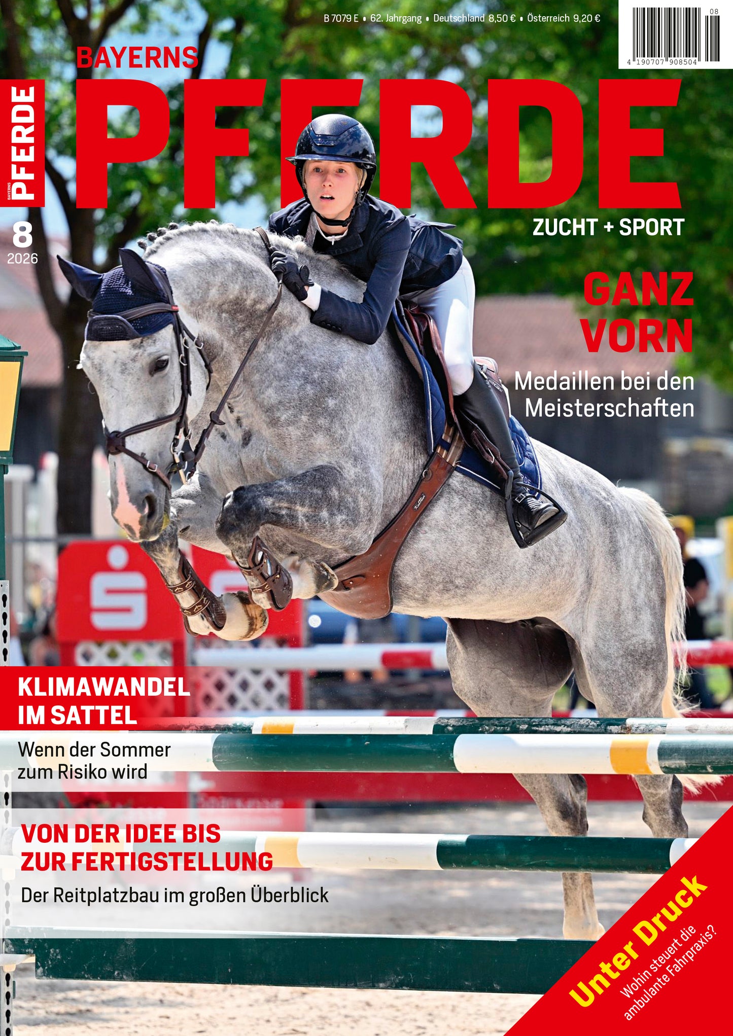 Bayerns Pferde Zucht + Sport Heft 08/26