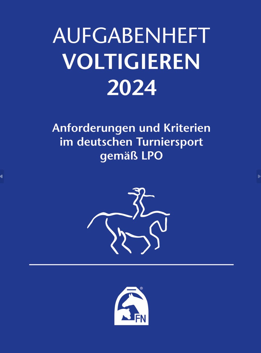 Aufgabenheft Voltigieren 2024 mit Ordner