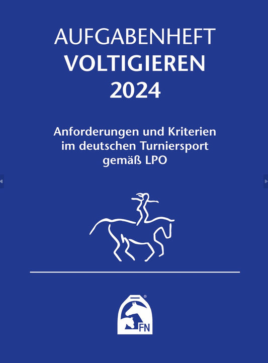 Aufgabenheft Voltigieren 2024 mit Ordner