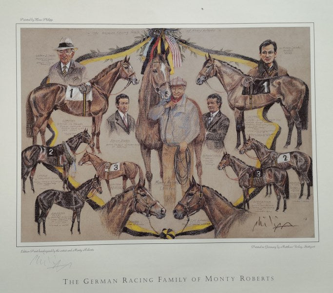 Klaus Philipp Buch & Kunstdruck "Monty Roberts"