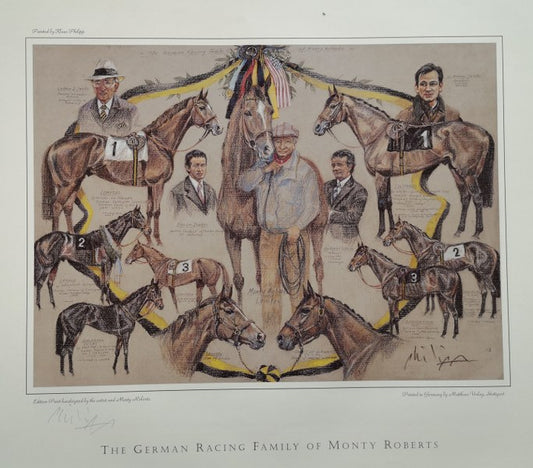 Klaus Philipp Buch & Kunstdruck "Monty Roberts"