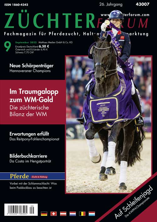 Züchterforum Heft 09/2022 mit Beilage Bundeschampionat