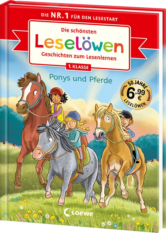 Die schönsten Leselöwen-Geschichten zum Lesenlernen - Ponys und Pferde